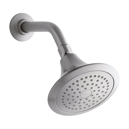 Kohler Kohler Forte Brushed Nickel 1 settings Showerhead 1.75 gpm R10282-G-BN